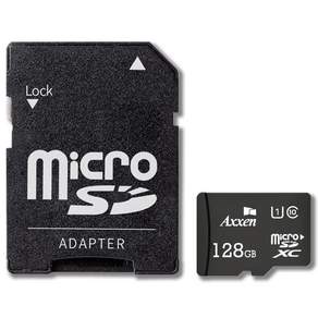 Accen 進階 Micro SD 卡 + 轉接器套件 MSD22, 128GB