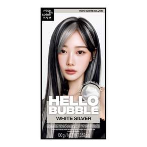 mise en scene 魅尚萱 New Hello Bubble染髮劑, 11WS白銀, 1個, 100g