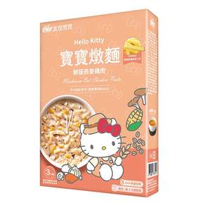 波堤寶寶 寶寶燉麵 3包, 鮮菇燕麥雞肉, 450g, 1盒