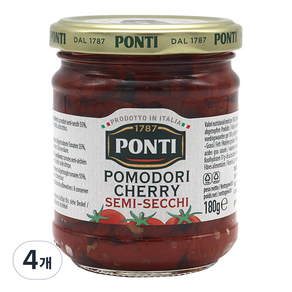 PONTI 油漬番茄櫻桃乾, 180g, 4個