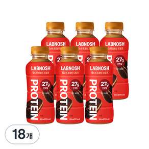 Labnosh 蛋白飲 咖啡拿鐵口味, 350ml, 18個