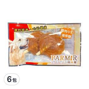 PARMIR 帕米爾 雞肉牛奶棒棒糖 犬用 2入, 6包
