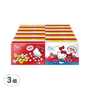 春風 Hello Kitty袖珍包面紙, 10張, 30包, 3組