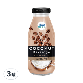Thai coco 椰奶飲 咖啡, 280ml, 3罐