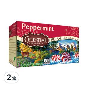 CELESTIAL SEASONINGS 詩尚草本 薄荷茶, 1.6g, 20包, 2盒