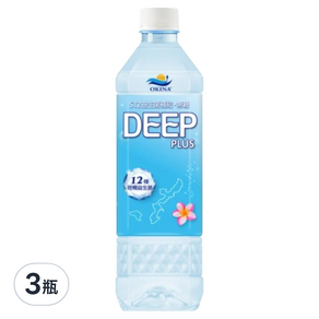 台灣 OKINA 益生菌水, 3瓶, 850ml