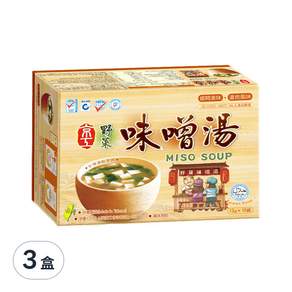 京工 野菜味噌湯 純素食 10包, 130g, 3盒