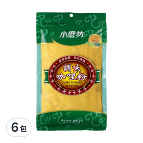 小磨坊 調味咖哩粉, 200g, 6包