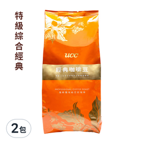 ucc 特級綜合經典咖啡豆, 未研磨, 450g, 2包