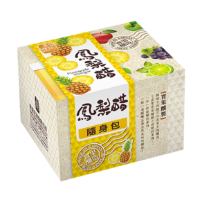 醋桶子 果醋隨身包 鳳梨醋 10包, 330ml, 1盒