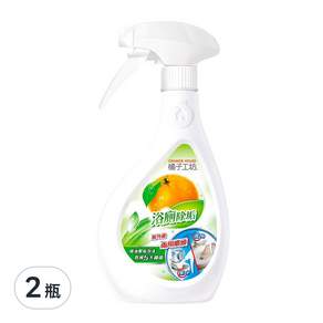 ORANGE HOUSE 橘子工坊 家用清潔類浴廁清潔劑 兩用噴槍, 480ml, 2瓶