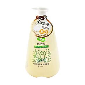 nac nac 酵素奶瓶蔬果洗潔慕斯, 700ml, 1瓶