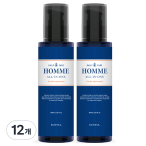 Eunyul Daily Care Homme 多合一, 150ml, 12個