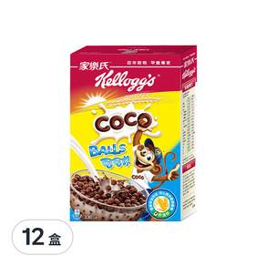 Kellogg's 家樂氏 COCO 可可猴 可可球, 330g, 12盒