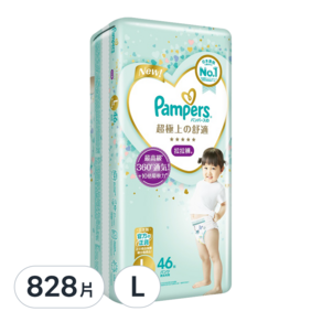 Pampers 幫寶適 台灣公司貨 一級幫拉拉褲/尿布, L, 828片