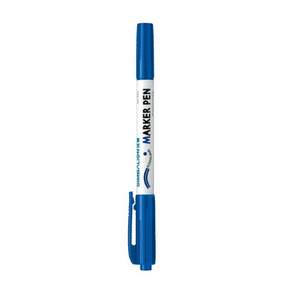 SIMBALION 雄獅 雙頭油性奇異筆 NO680 0.5~1.0mm, 藍色, 12支