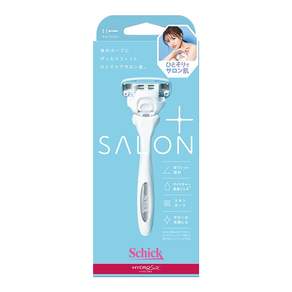 Schick 舒適牌 舒綺 極Salon Plus仕女除毛刀 敏感肌用 刀把*1個+替換刀片*1個 44.6g, 1支, 1組