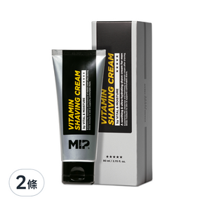 MINAM PROJECT MIP 維他命刮鬍膏, 80ml, 2條