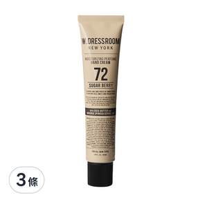 W.DRESSROOM 潤澤香水護手霜 No.72 甜莓玫瑰, 50ml, 3條