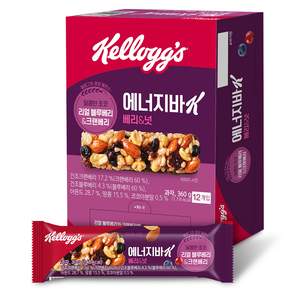 Kellogg's 家樂氏 能量棒K 莓果堅果口味, 30g, 12個