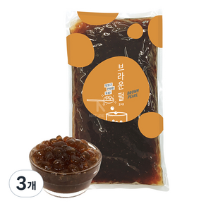 即食珍珠, 1kg, 1包, 3包