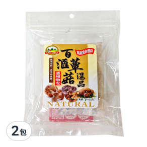 WON LAI WON 旺來旺 百匯蕈菇湯品燉包, 70g, 2包