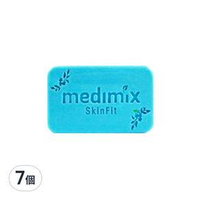 medimix 印度藍寶石皇室藥草浴 美肌皂 沁涼岩蘭草, 125g, 7個