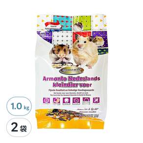 armonto 阿曼特 荷蘭特級機能倉鼠&沙鼠&全鼠類主食, 1kg, 2袋