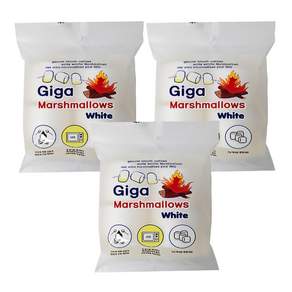 GIGA 經典白棉花糖, 90g, 3包