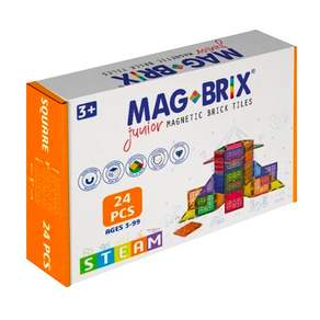 MAGBRIX 樂高正方形 大顆粒, 24片, 1盒