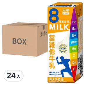 光泉 富維他牛乳, 200ml, 24入