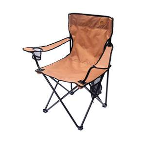 OUTDOOR-FOREST 戶外露營摺疊椅 附收納袋, 棕色, 2個