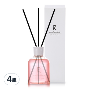 emo Redolent Pastel系列擴香瓶, 白桃香, 200ml, 4瓶