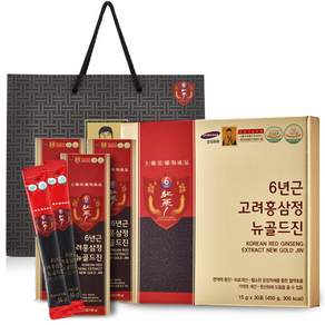 KOREAN GINSENG 6年新金棒+購物袋, 15克, 30包