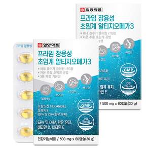 Ilyang 一洋藥品 優質omega3魚油膠囊, 60顆, 2盒