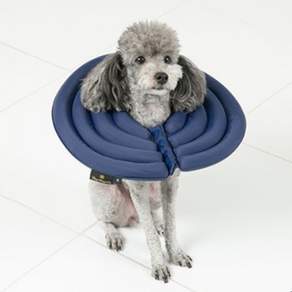 DING DONG PET 狗狗輕量頸圈 深藍色 XS號, 海軍藍, 1個