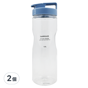 LocknLock 樂扣樂扣 輕鬆手提PET冷水壺 HAP814, 莫藍迪藍, 1.5L, 2個