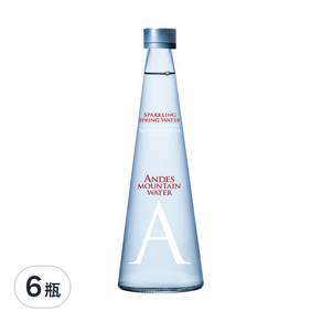 ANDES MOUNTAIN WATER 安地斯山水 氣泡天然雪山泉水, 250ml, 6瓶