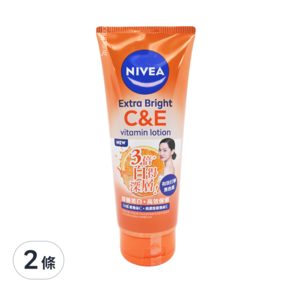 NIVEA 妮維雅 驅黑淨白精華凝乳, 320ml, 2條