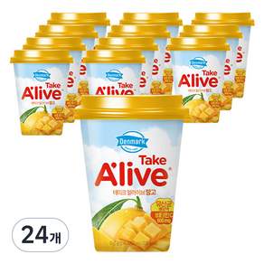 Dongwon Denmark Take Alive芒果汁, 250ml, 24入