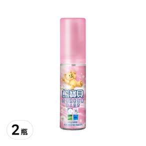 熊寶貝 衣物清新噴霧, 怡人芬芳, 100ml, 2瓶