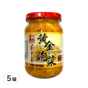 譽方媽媽 黃金泡菜, 360g, 5罐