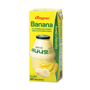 Binggrae 香蕉牛奶保久乳, 200ml, 6入