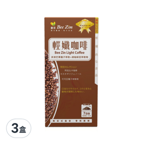Bee Zin 康萃 美活非洲芒果輕孅咖啡, 7包, 3盒
