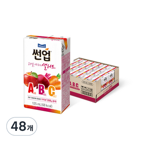 Maeil 每日 水果蔬菜沙拉ABC果汁, 125ml, 48個