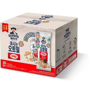 QUAKER 桂格 高蛋白燕麥沖泡包, 1000g, 1盒