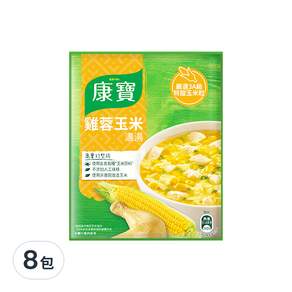 Knorr 康寶 自然原味 雞蓉玉米濃湯, 54.1g, 8包