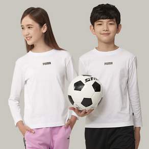 Puma Kids Junior Basic 圓形 T 卹