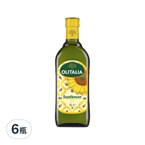 OLITALIA 奧利塔 頂級葵花油, 1L, 6瓶
