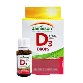 Jamieson 液態維生素D3滴劑, 11.4ml, 1瓶